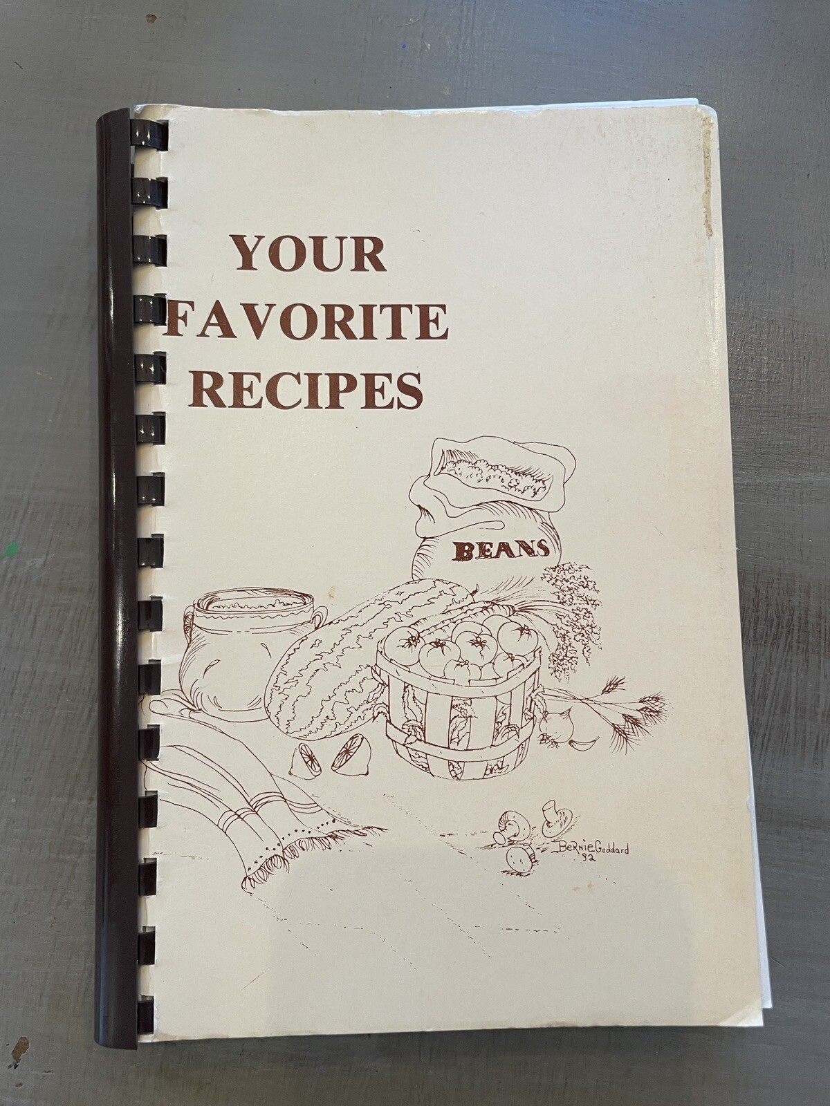 Vintage Cookbook 80s 1982 USA Midwest Nebraska 220+ Pages Fundraiser Spiral