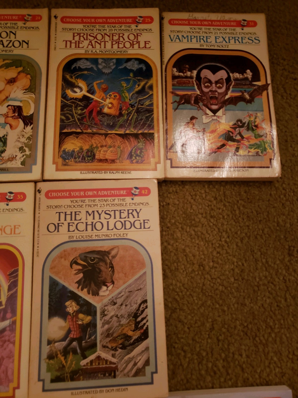 15 choose your own adventure book series set lot retro vintage and recent