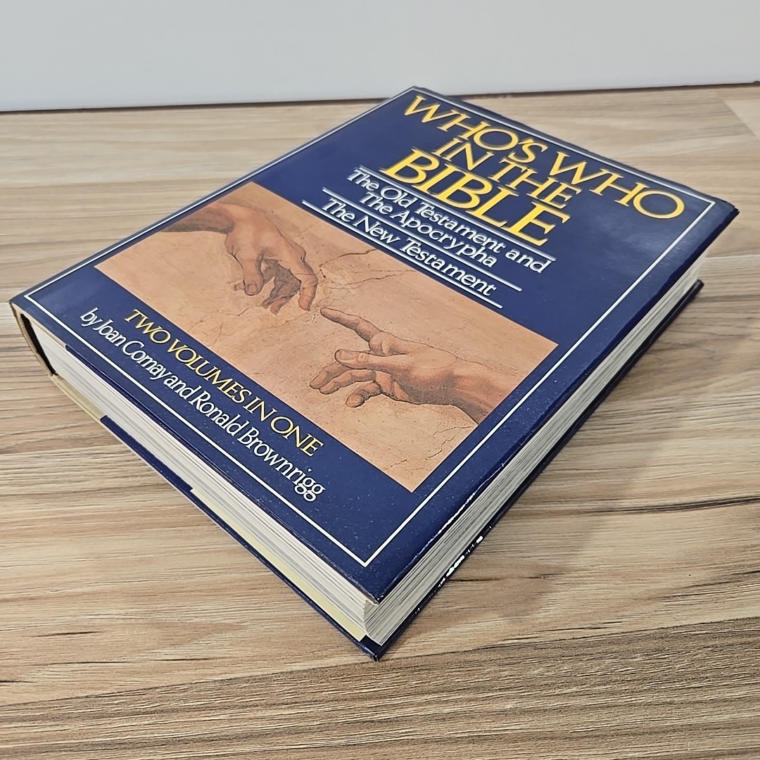 WHO’S WHO IN THE BIBLE Two vols in One Old And New Testament & Apocrypha HC 1980