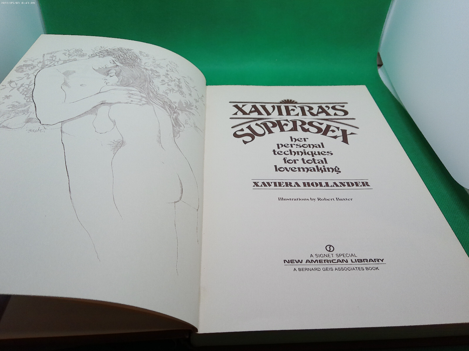 Xavieras Supersex total lovemaking 1976 book HB w DJ