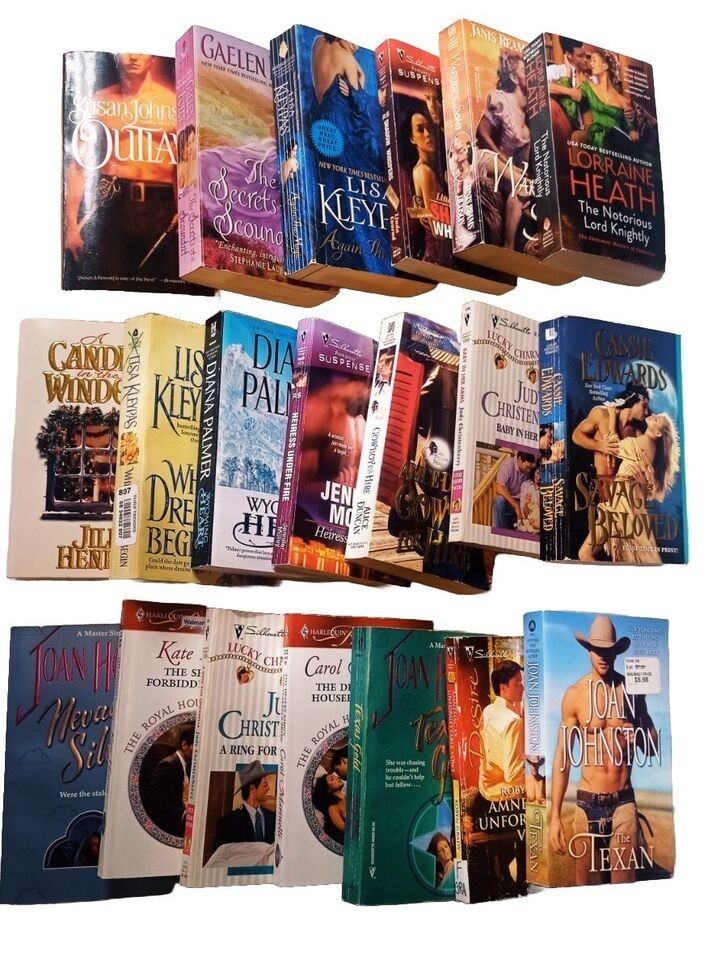 Lot of 12 Paperback Romance Contemporary Love Stories – Harlequin Style