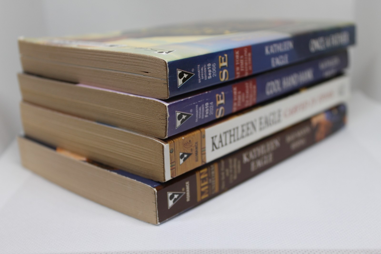 Kathleen Eagle Lot of 4 PBs Contemporary Native American Harlequin USED VG