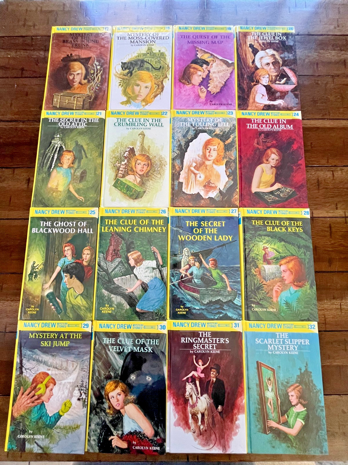 Complete Nancy Drew Flashlight Hard Cover Book Set 1-56
