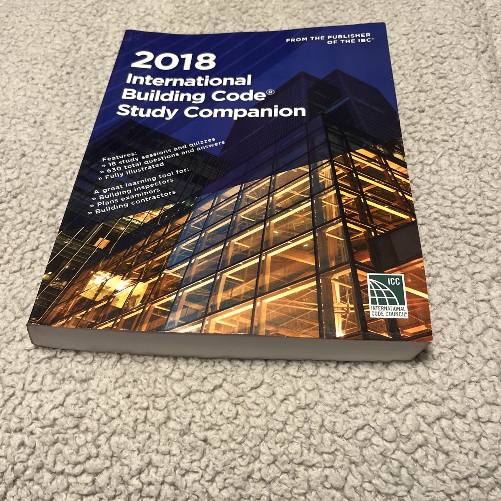 2018 International Building Code Study Companion by ICC (Trade Paperback)