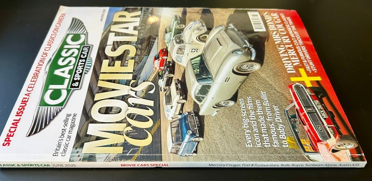 Classic & Sports Car Auto Magazine * June 2025 * Movie Star Cars