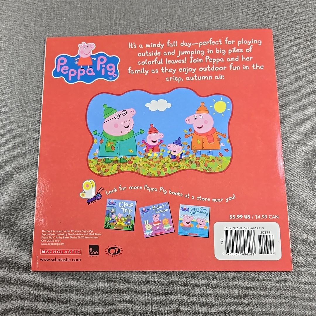 Peppa Pig ~ Bedtime~Tooth Fairy~Windy~Swimming ~ 2015 ~ 4 Trade Paperback Books