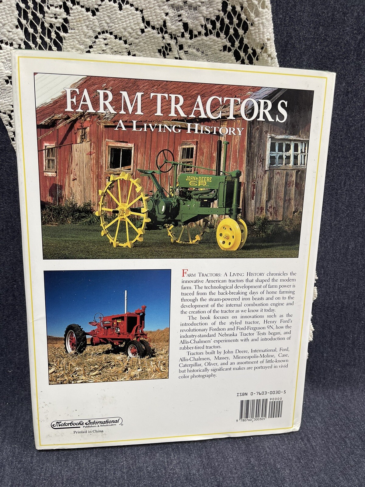 Farm Tractors: A Living History by Randy Leffingwell (1995) Like New HB/DJ