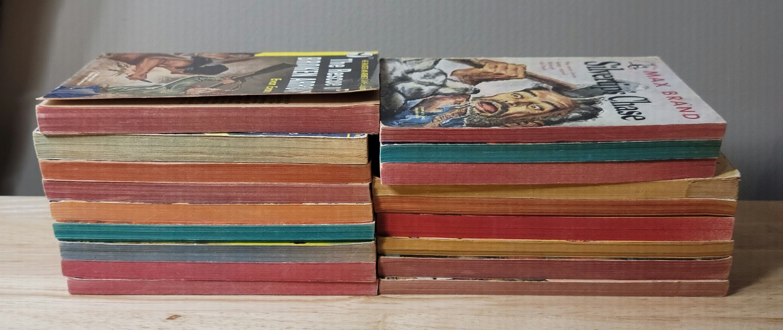 Lot of 18 PB Lot of WESTERN-ADVENTURE Vintage Books