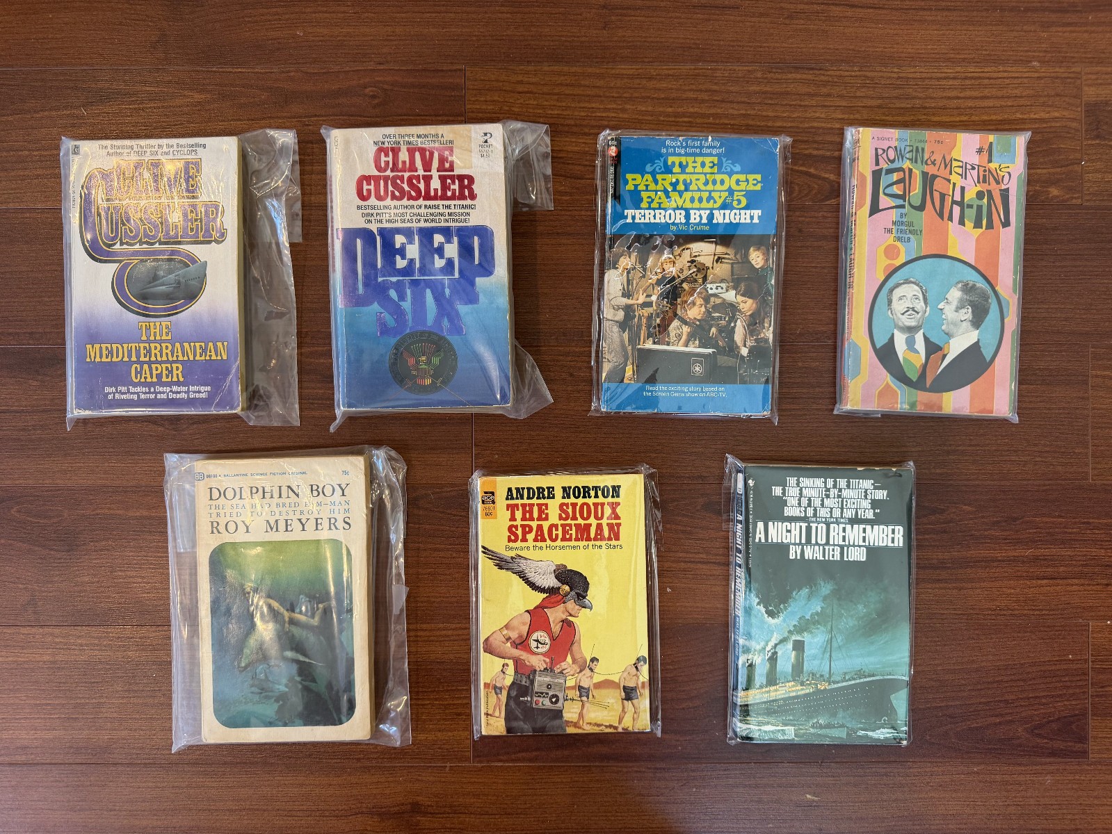 Vintage Novels Lot Of 7 Paperback Books 1940s – early 1980s