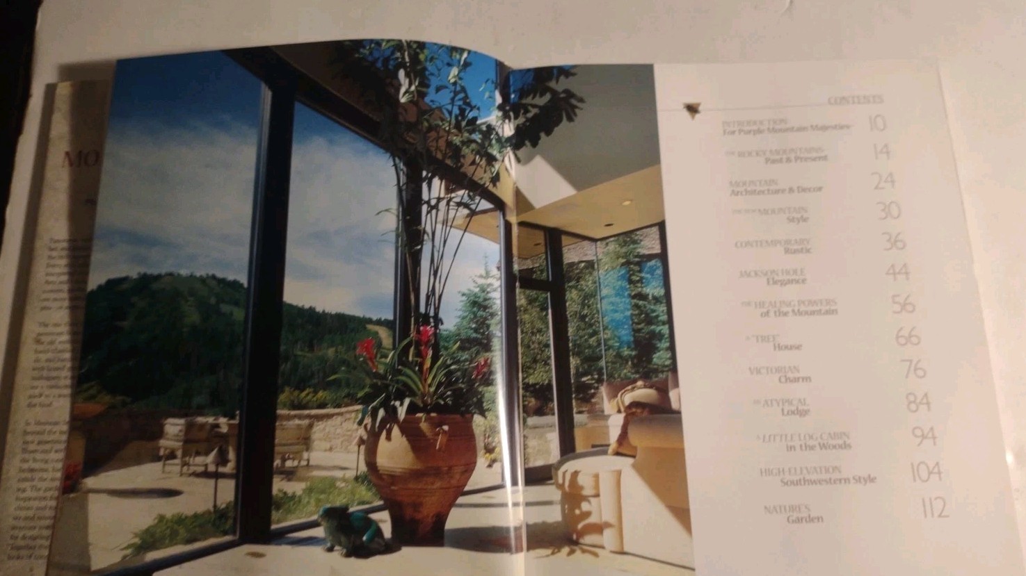 Mountain Style by Mary Whitesides. Hardcover Book. Gibbs-Smith Publisher.