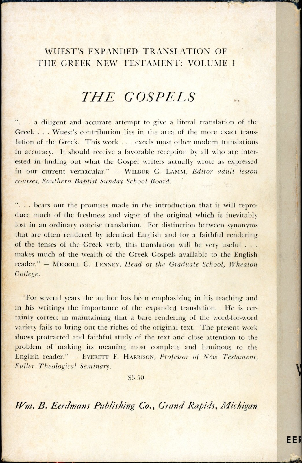 Acts Through Ephesians by Kenneth S Wuest (1958, Hardcover)