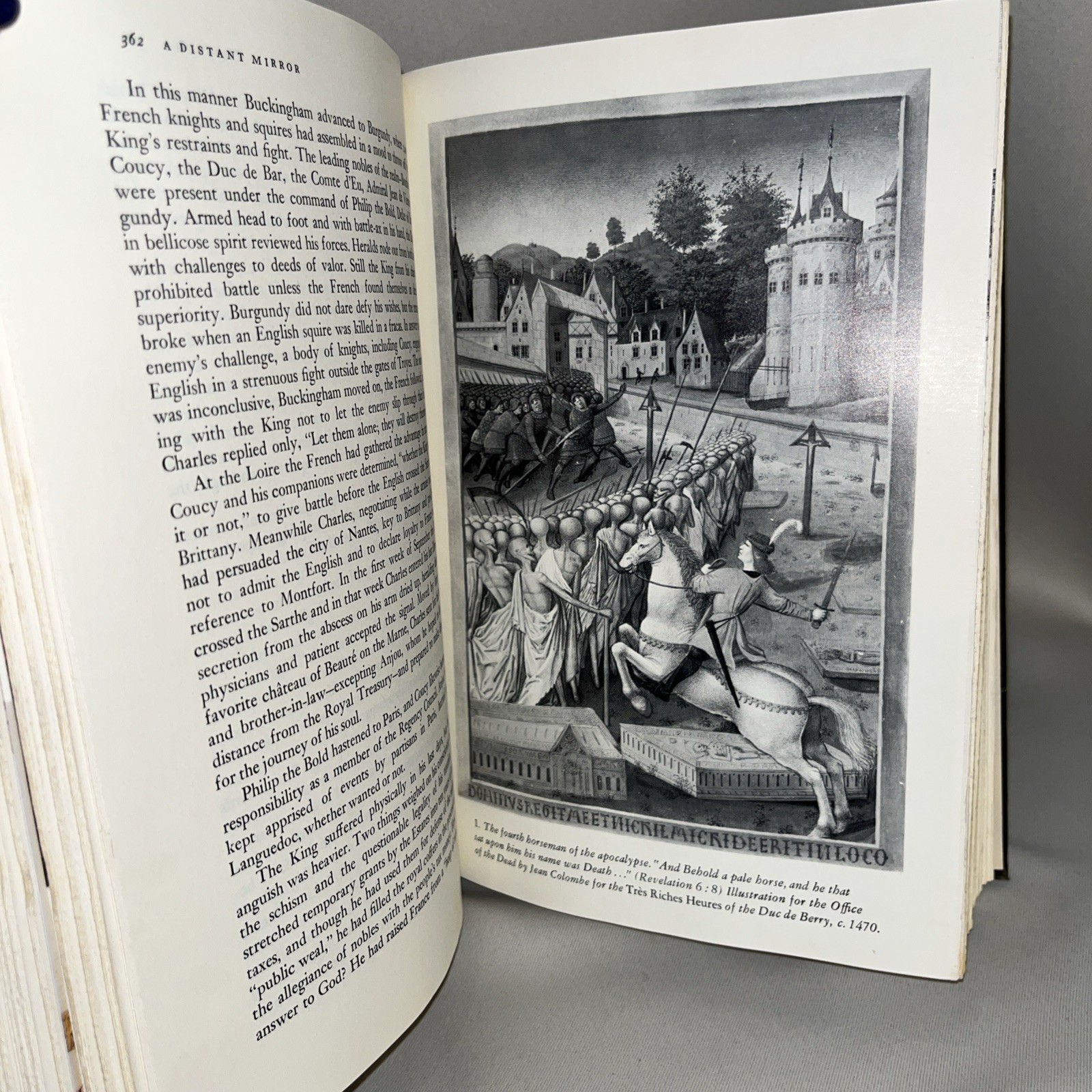 A Distant Mirror by Barbara W. Tuchman Illustrated Hardcover Vtg Book 1978