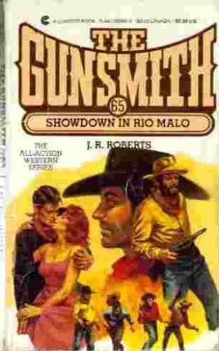 Showdown in Rio Malo (Gunsmith, No 65) – Paperback, by J.R. Roberts – Very Good
