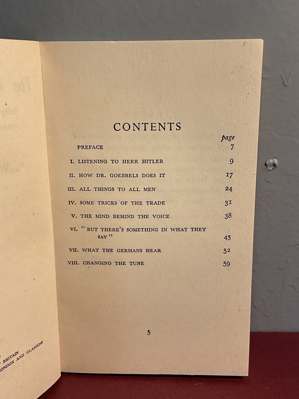 The Voice of the Nazi by W.A. Sinclair 1940 WWII Propaganda Analysis White