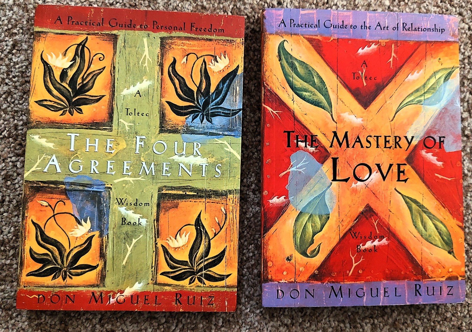 Don Miguel Ruiz Lot, The Four Agreements + Mastery Of Love from NON Smoking Home