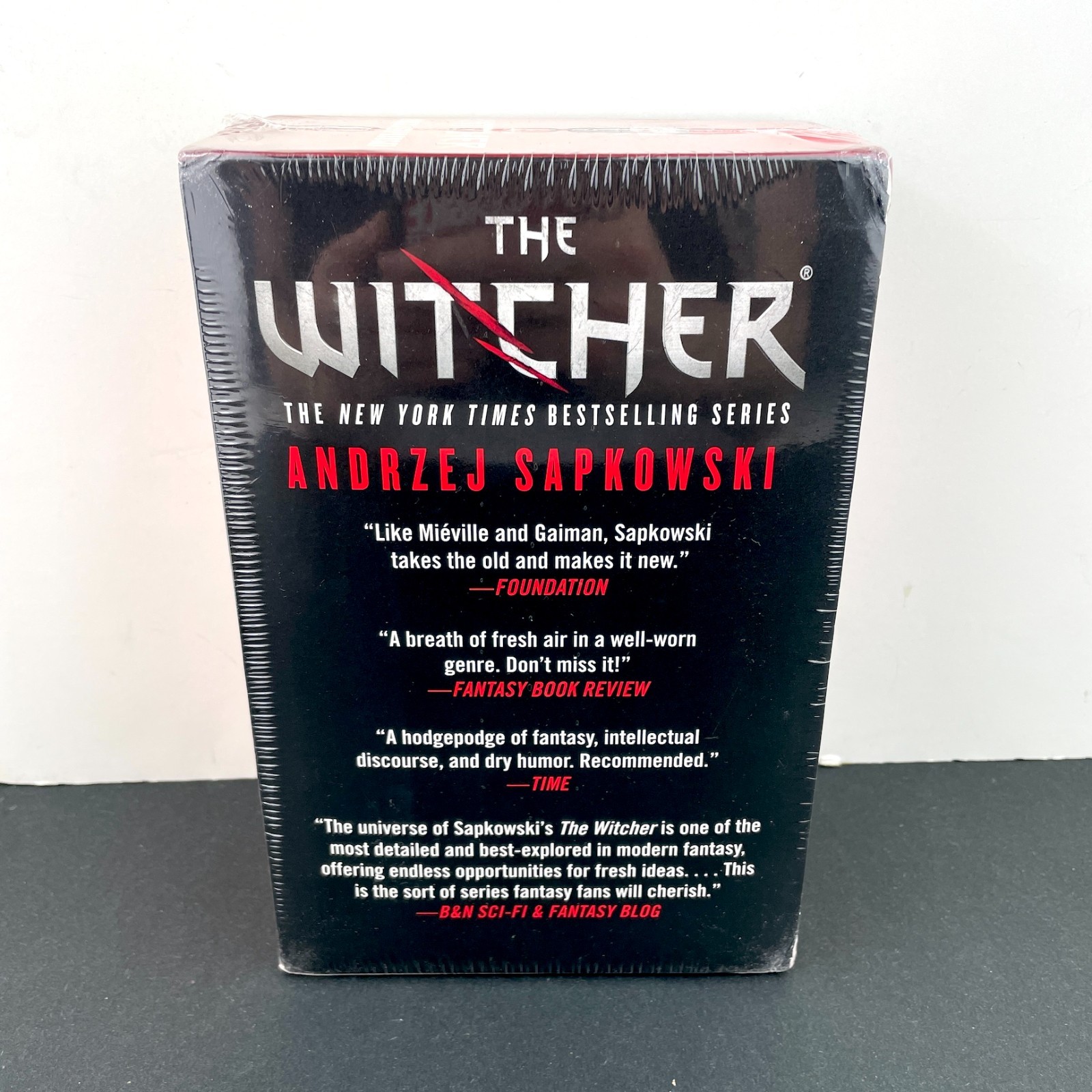 The Witcher Book Box Set: Blood Of Elves Time Of Contempt Baptism Of Fire Sealed