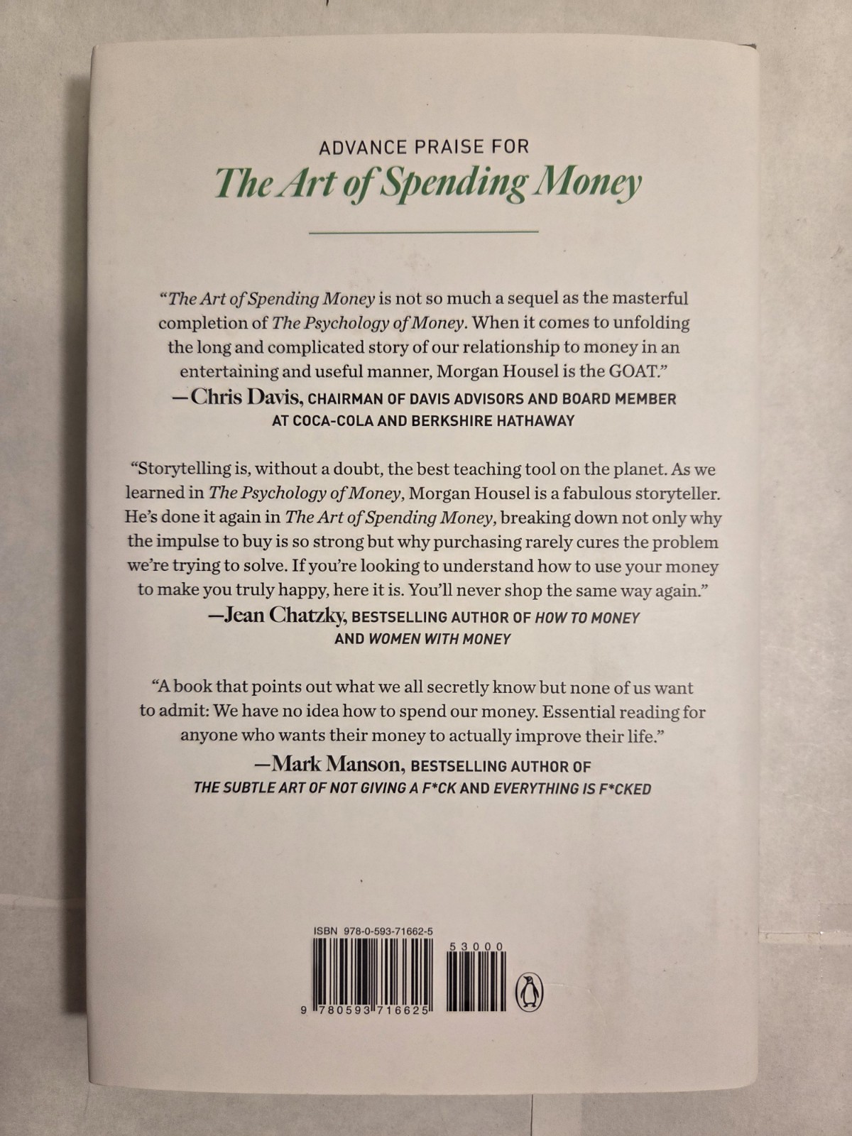 The Art of Spending Money – Morgan Housel (Hardcover, 2025) Like New – Pristine