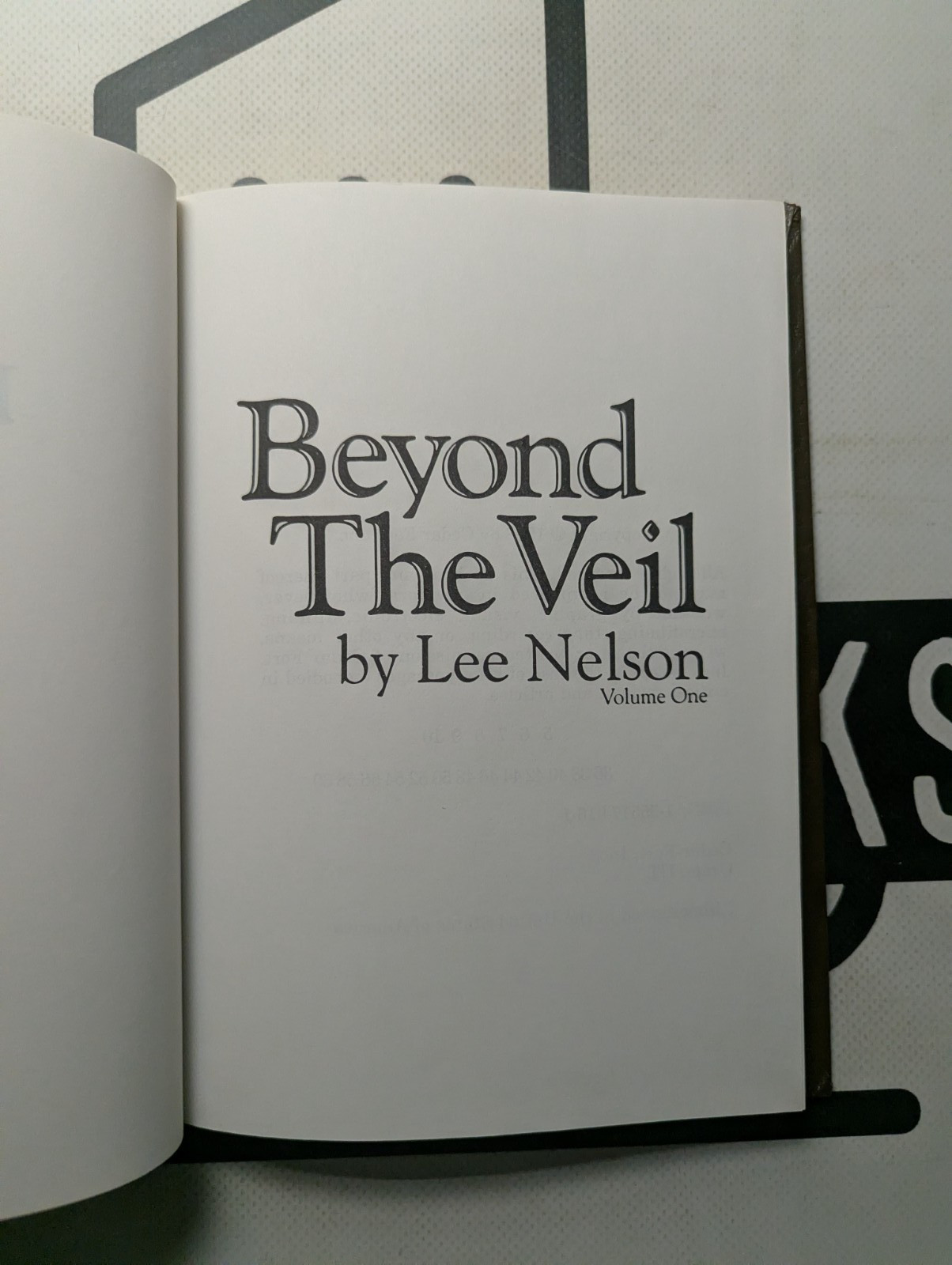 Beyond the Veil Volume 1 by Lee Nelson 1988 Hardcover Vintage! Religious Spiritu