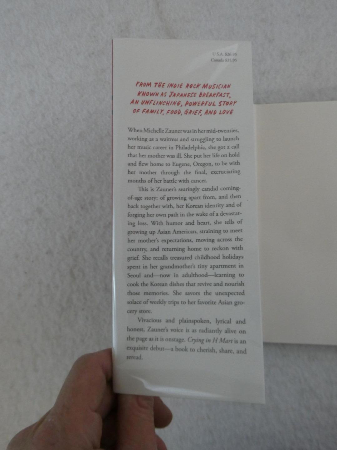 SIGNED Michelle Zauner CRYING IN H MART 2021 Alfred A. Knopf, NY First Edition