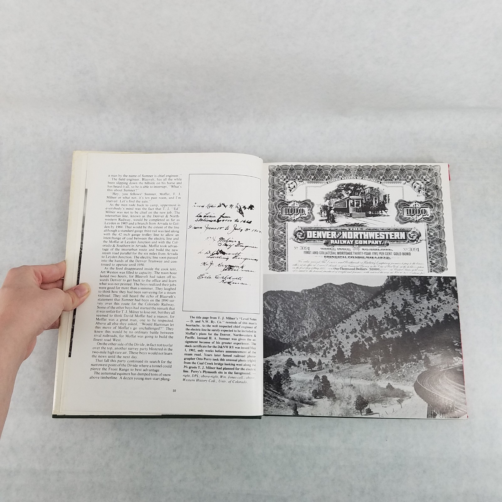 Rails That Climb: Narrative History of the Moffat Road w/ Foldout Map & Inserts