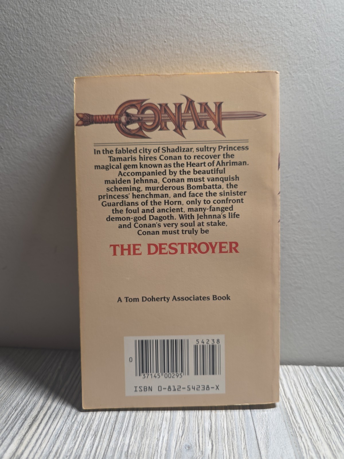 Vintage Conan the Barbarian Robert Jordan 4 Book Boxed Set Tor Fantasy Paperback