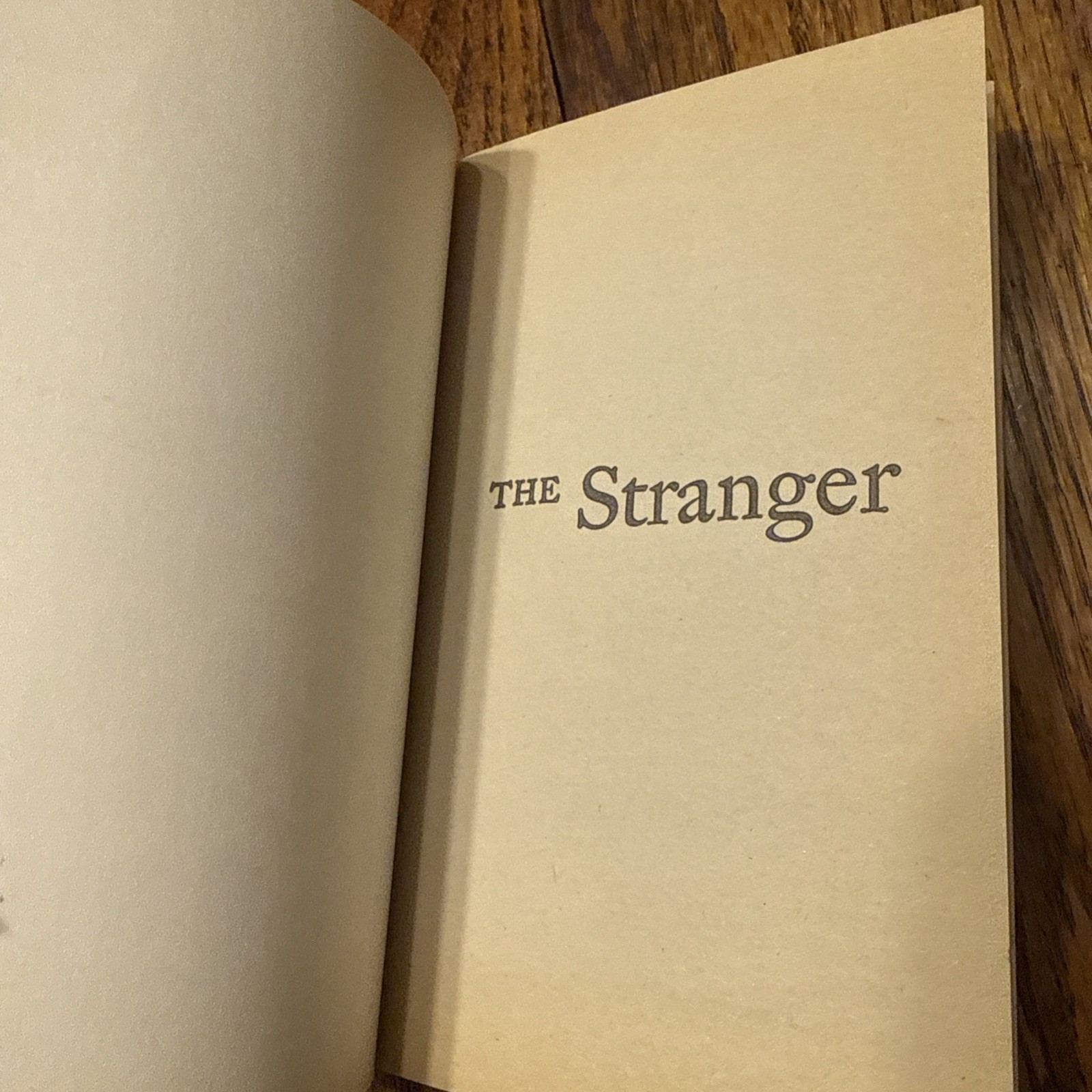 THE STRANGER BY ALBERT CAMUS 1954 VINTAGE PAPERBACK BOOK *VERY GOOD*