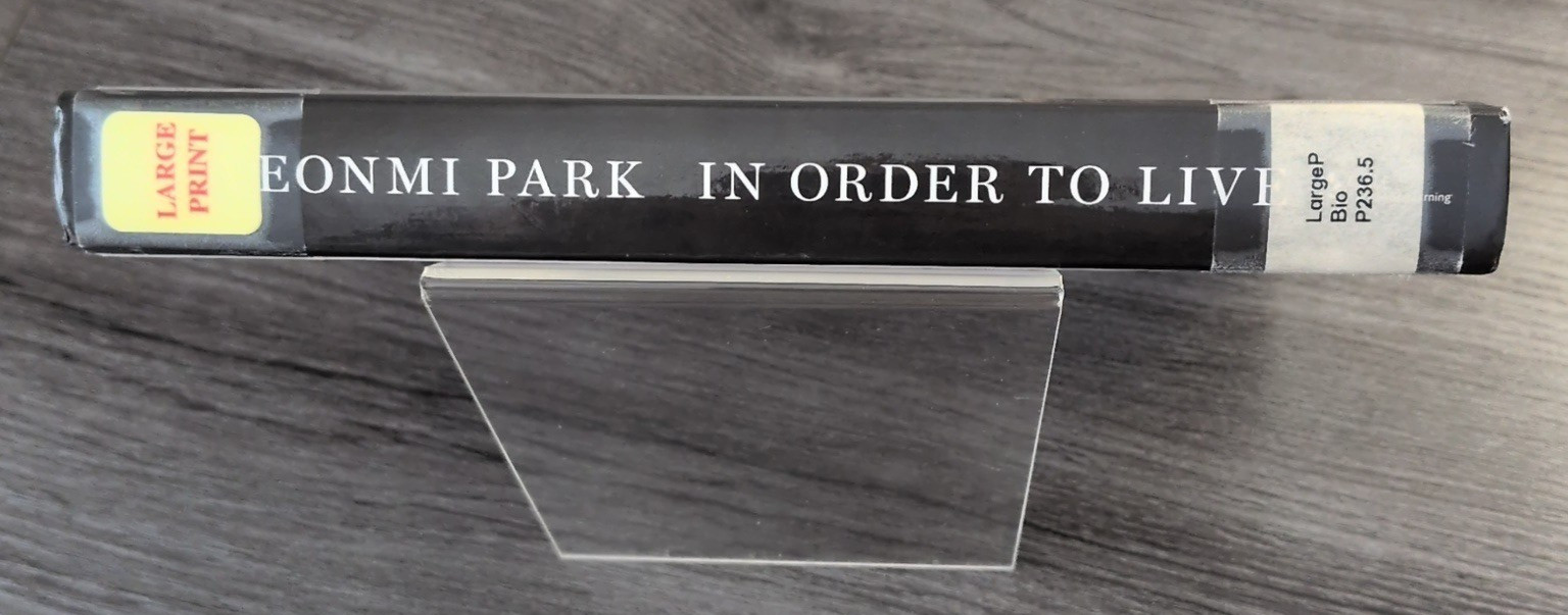 Yeonmi Park In Order to Live: A North Korean Girl’s Journey to Freedom Lg Print