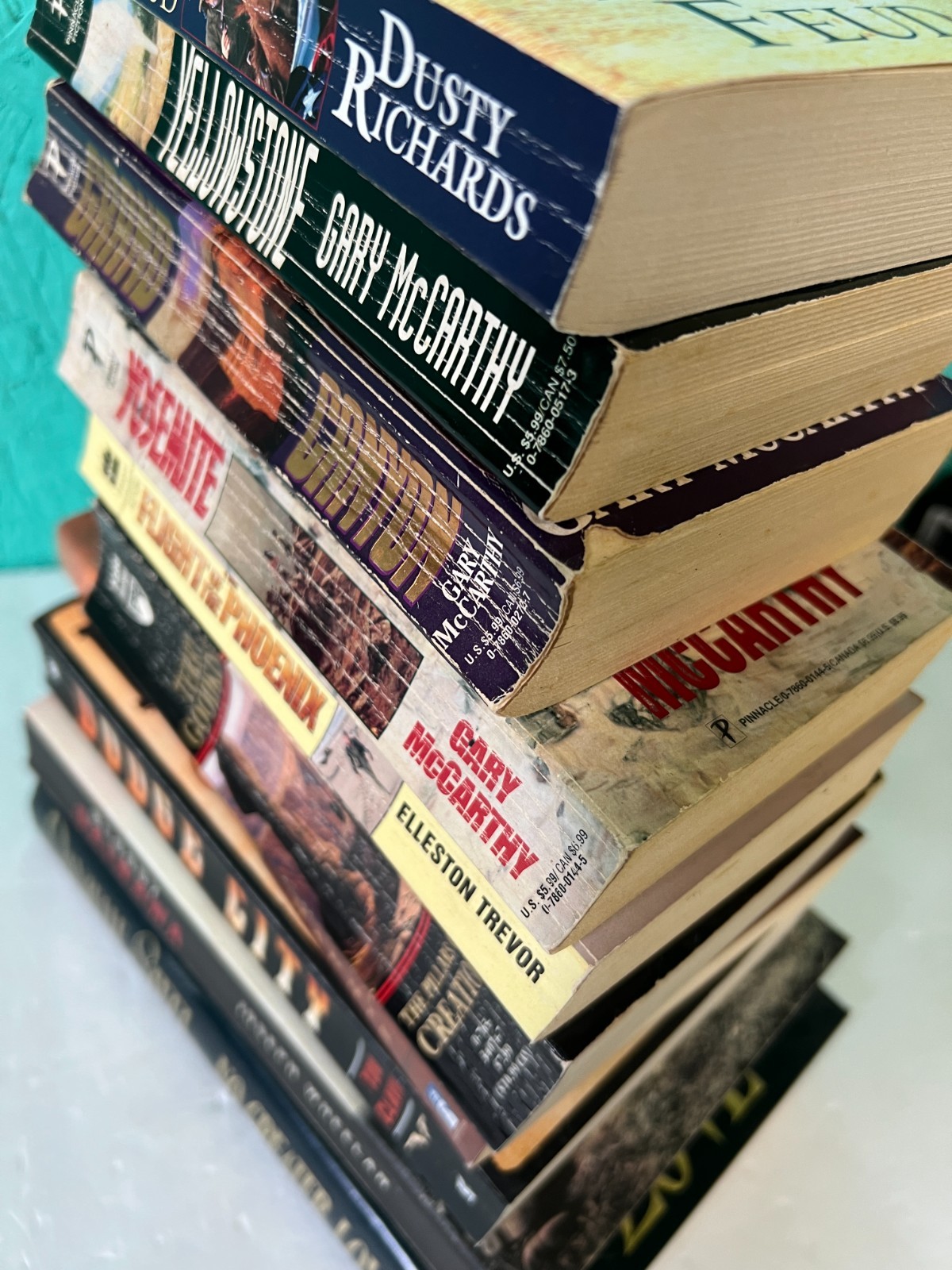 Western Adventure Historical Lot 10 Books Paperback Hardcover Book Yellowstone