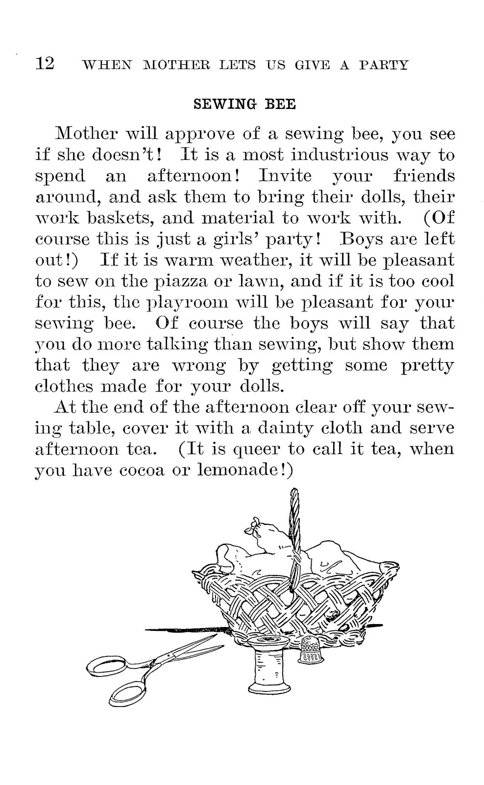 When Mother Lets Us Give A Party „1909“ 104 Pages