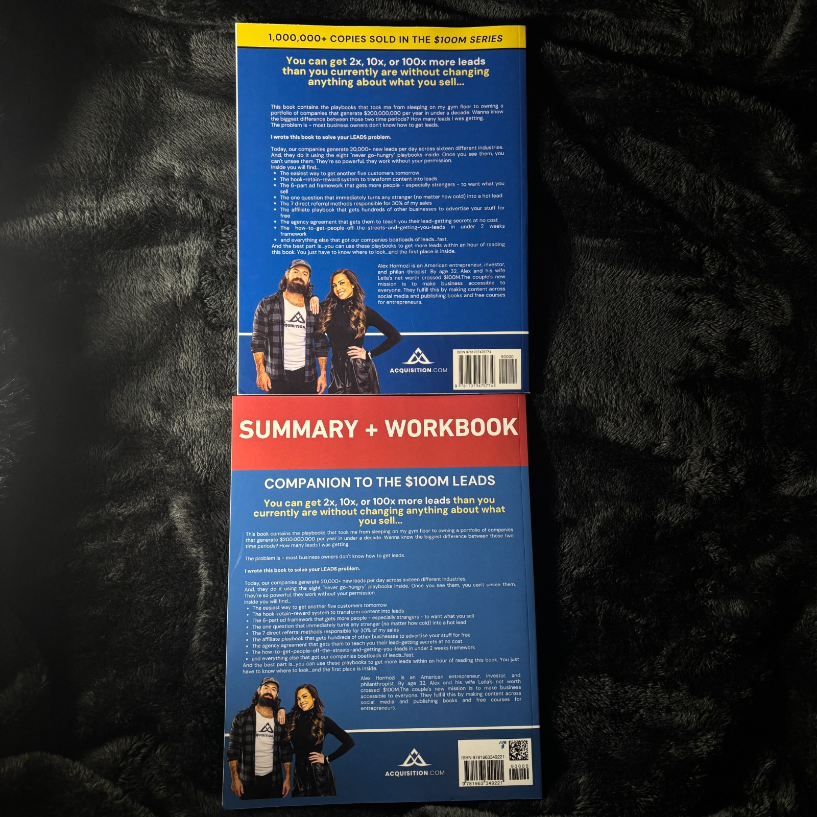 $100M Offers Book Bundle Alex Hormozi + Workbook Business Marketing Sales Guide