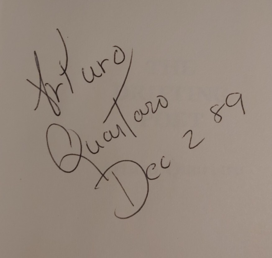 SIGNED! THE DRIFTING POET, Arturo Quartaro, 1st EDITION Hard Cover