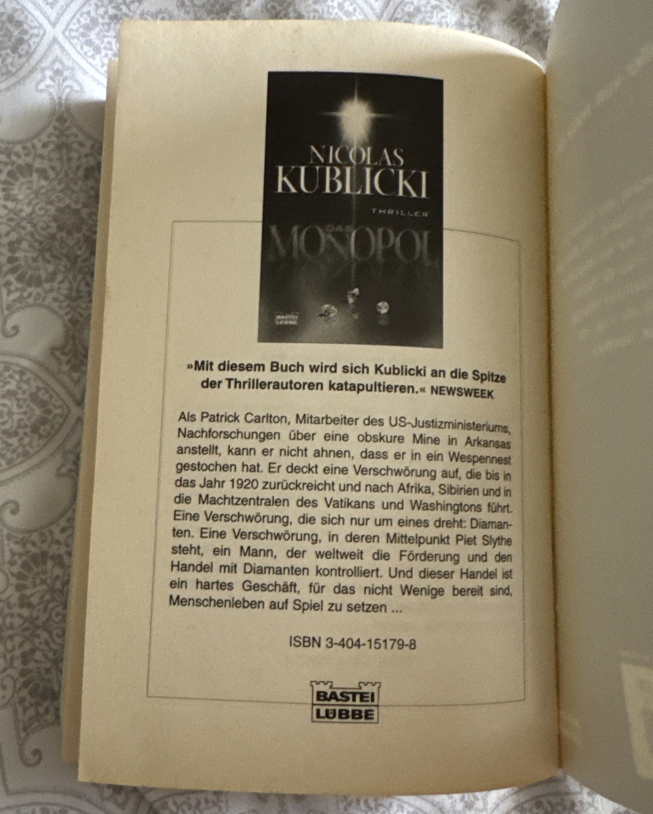 MARK FISHER ~ TEUFELSKREIS (DEVILS CIRCLE) THRILLER PAPERBACK BOOK (German Text)