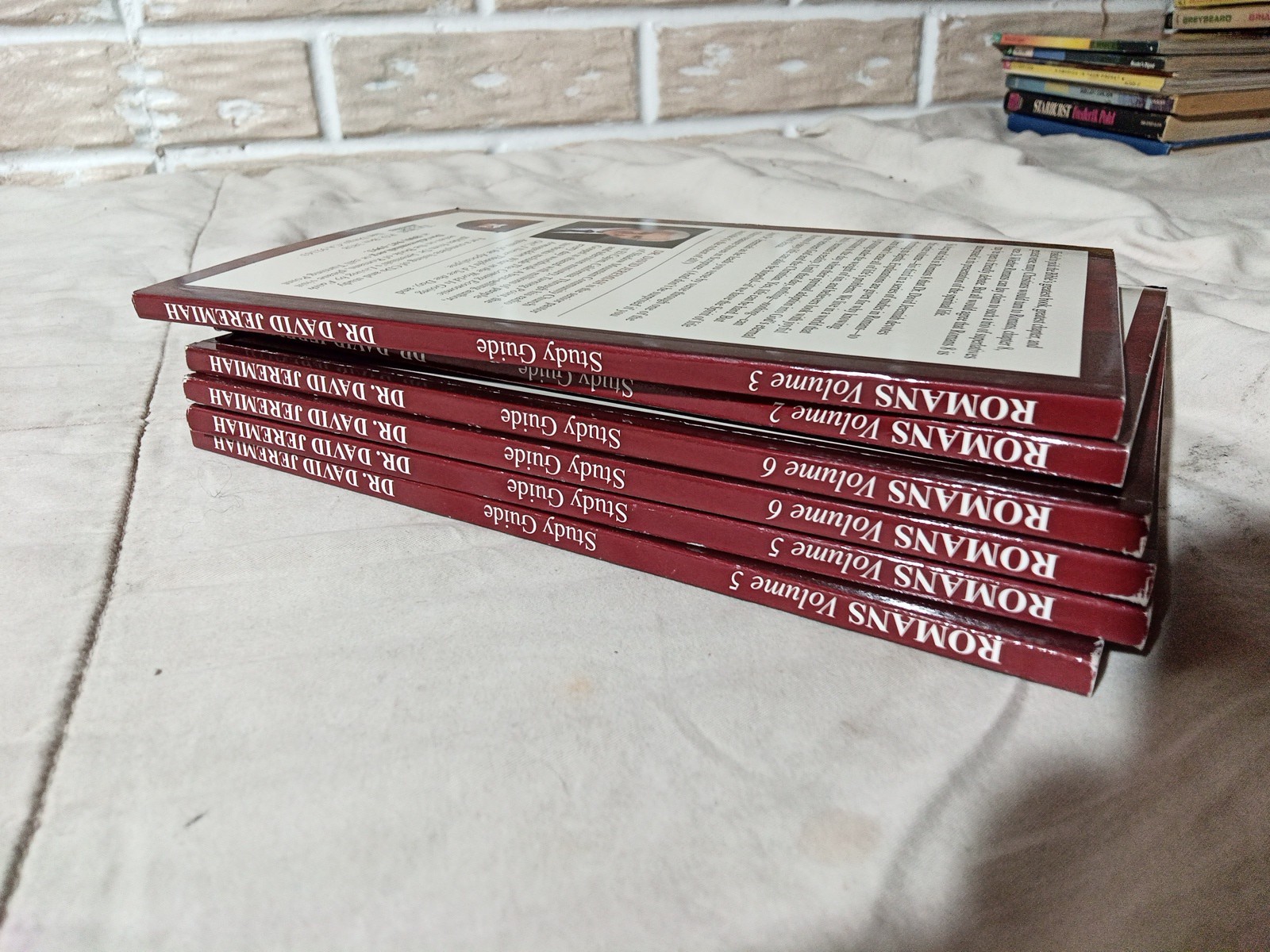 Romans Living By Faith Series Dr David Jeremiah Volumes II Through VI. Good