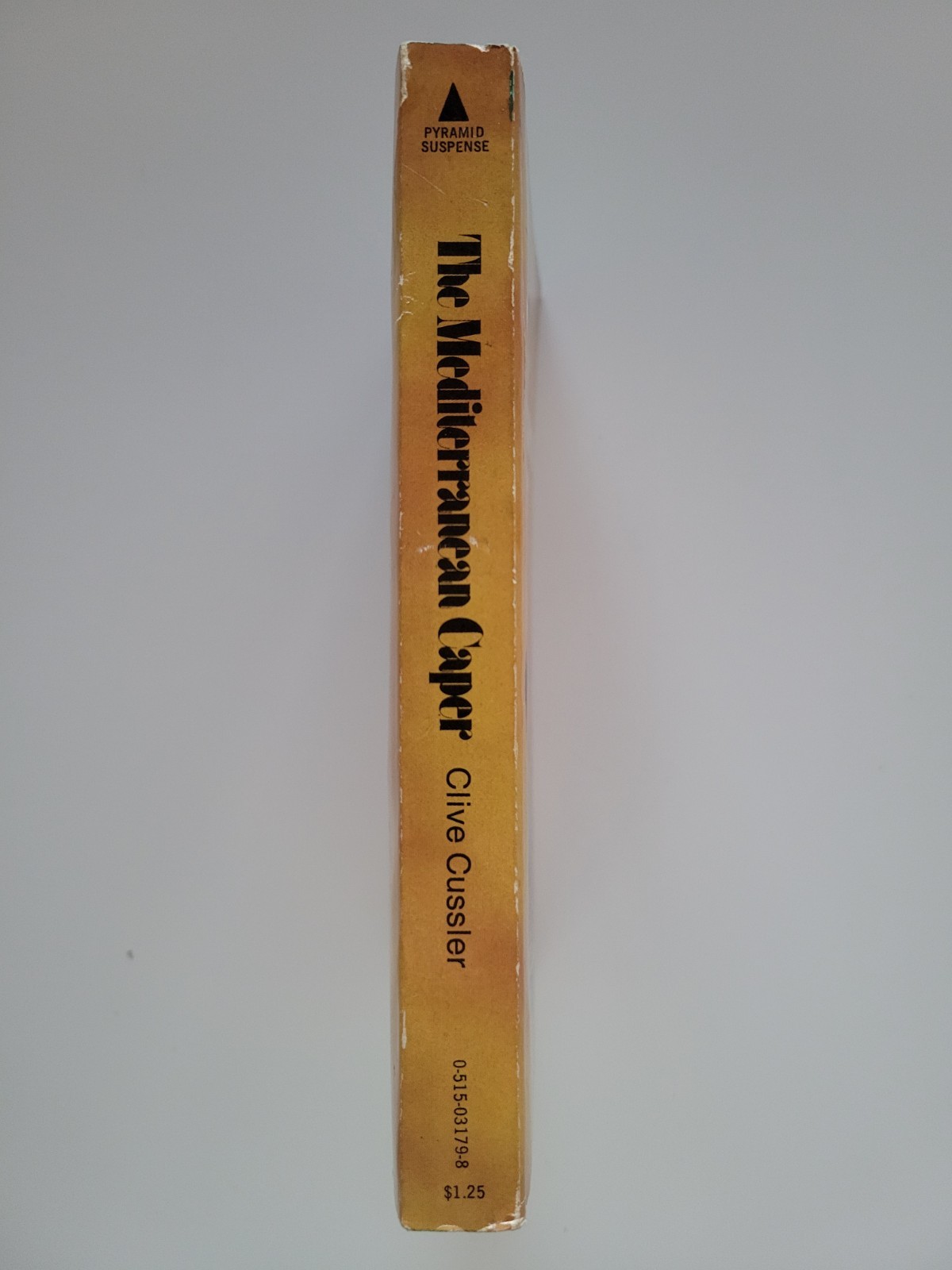 1973 THE MEDITERRANEAN CAPER CLIVE CUSSLER 1ST /1ST EDITION PAPERBACK DIRK PITT