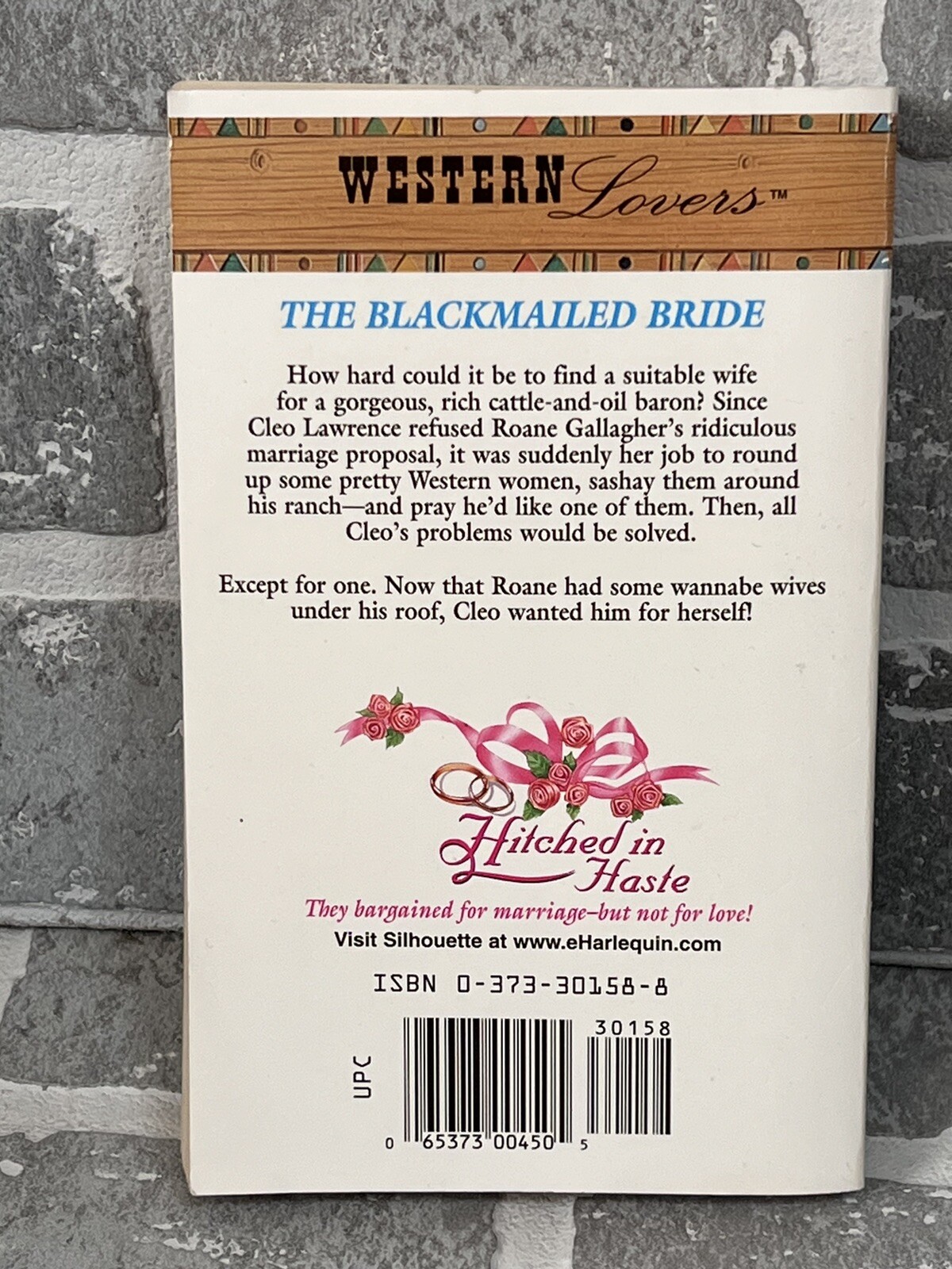 Harlequin Western Lovers Series Lot Of 4 Paperback Books