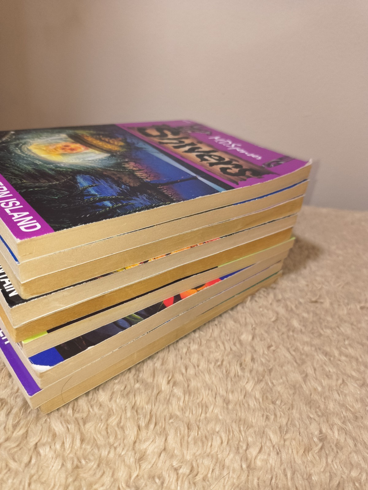 LN 1st EDITION Vintage/90s Lot of (9) Rare SHIVERS Paperback Books 1,3-6,8,10-12