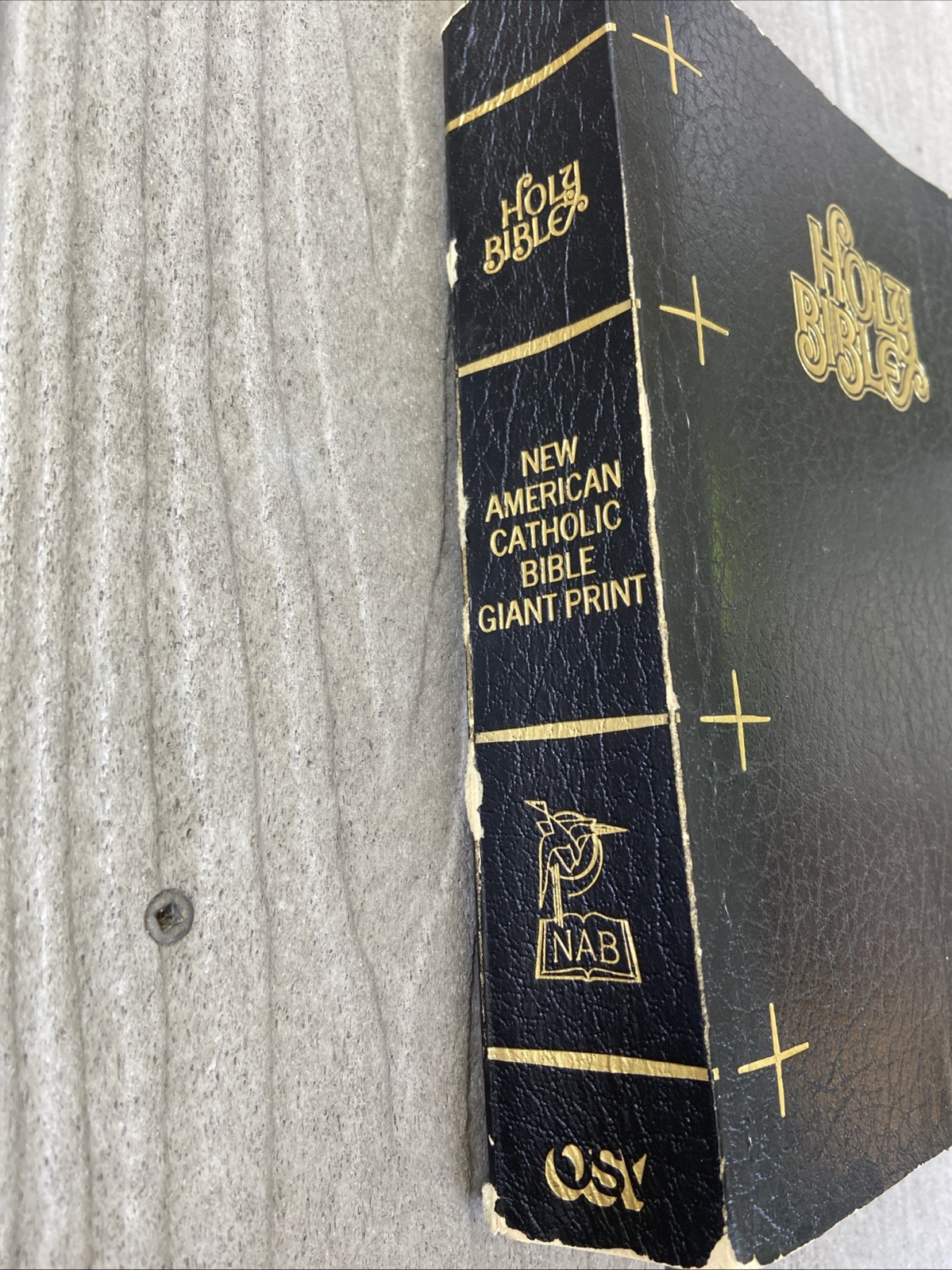 Holy Bible New American Bible Giant Print Catholic Edition 1976 SC