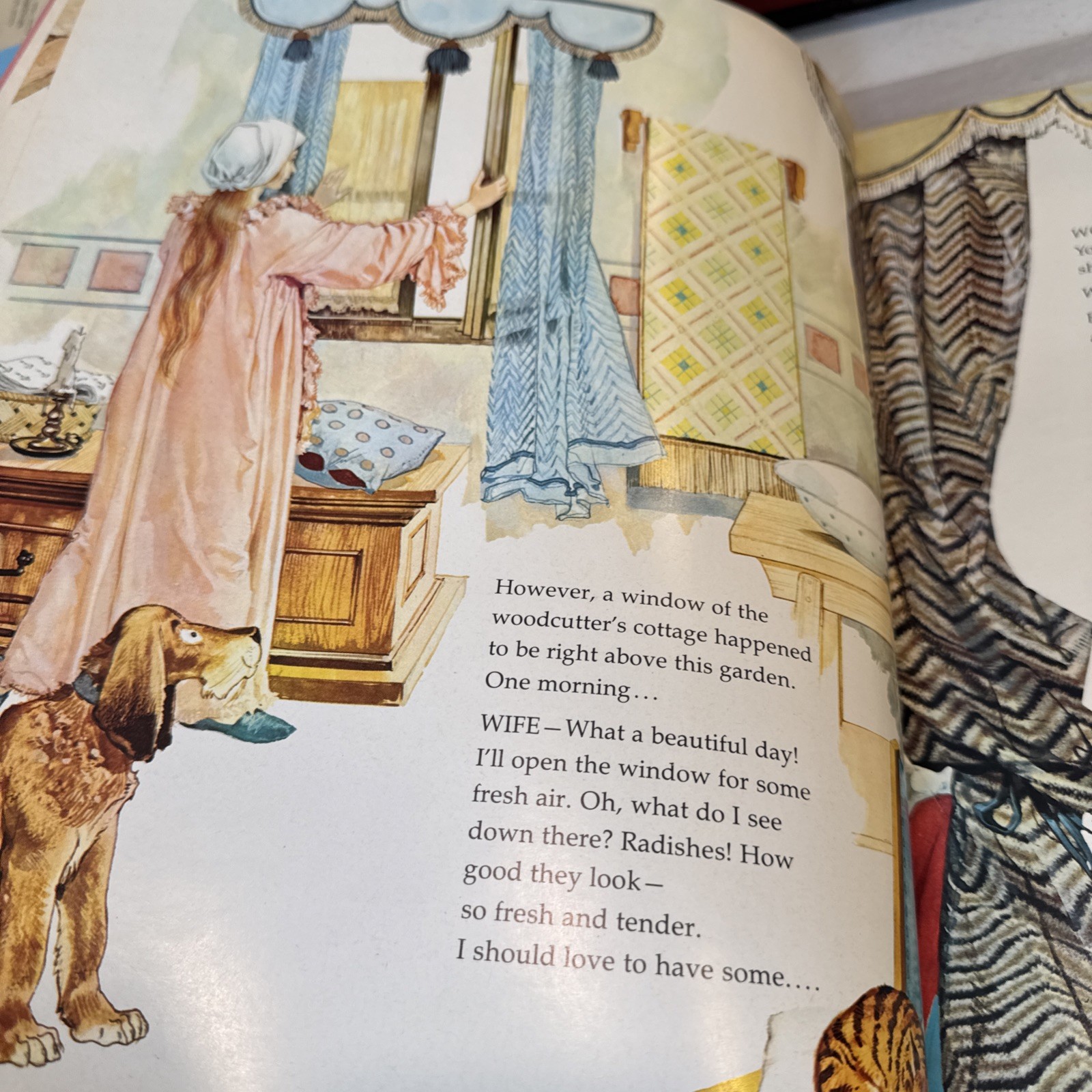 Vintage 1969 Storytime Treasury RAPUNZEL / THE TREASURE OF THE THREE BROTHERS