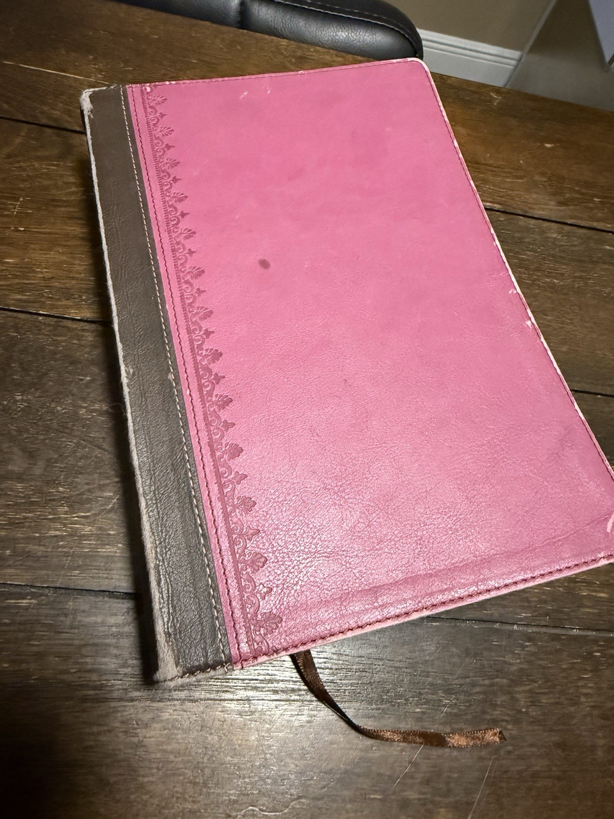 Zondervan NIV First Century Study Bible Dobson Italian Duo Tone Chocolate Orchid