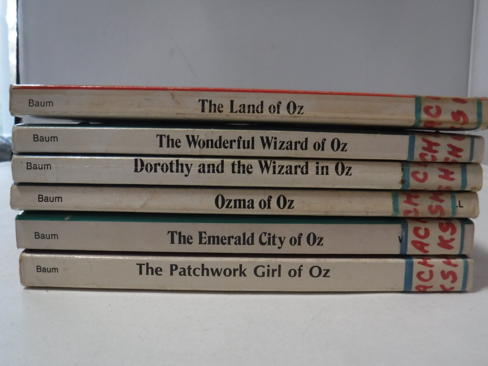 Wizard of Oz – Watermill Classic Vintage Lot Of 6 by L. Frank Baum Witch Dorothy