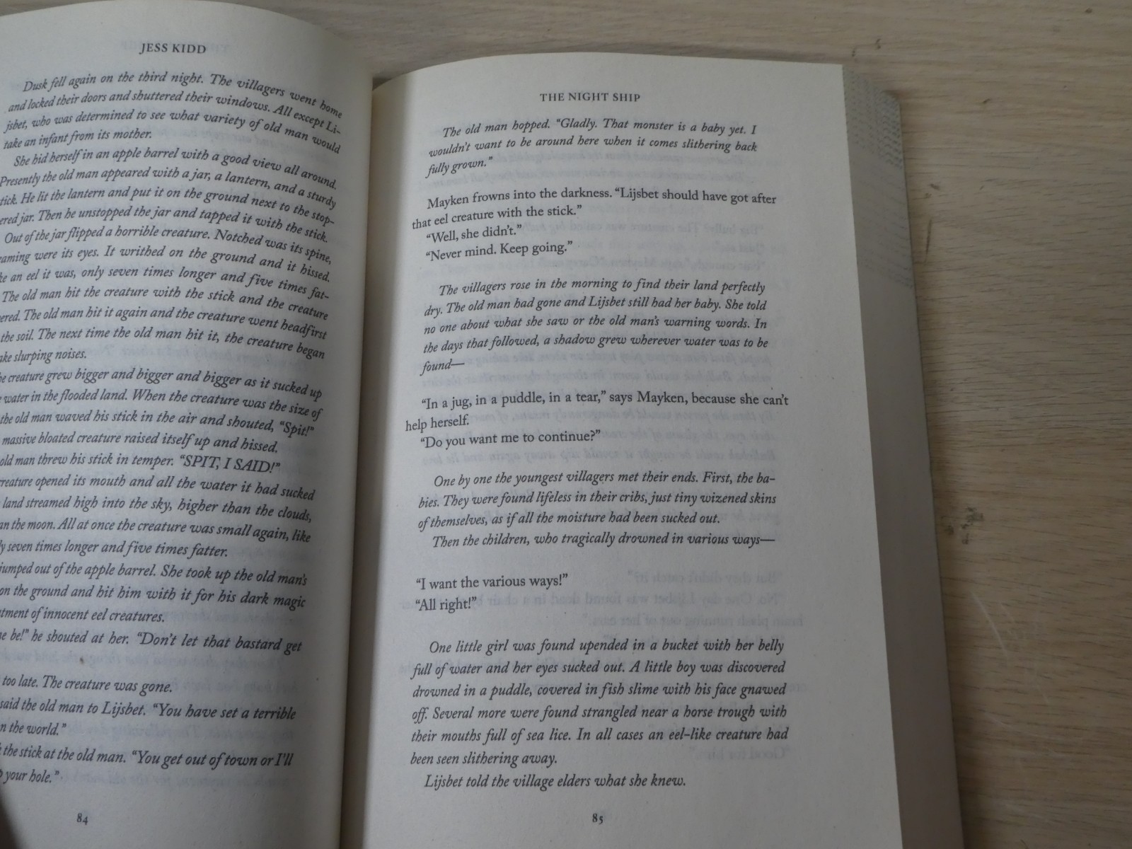 The Night Ship Jess Kidd Paperback ARC Advanced Reading Copy