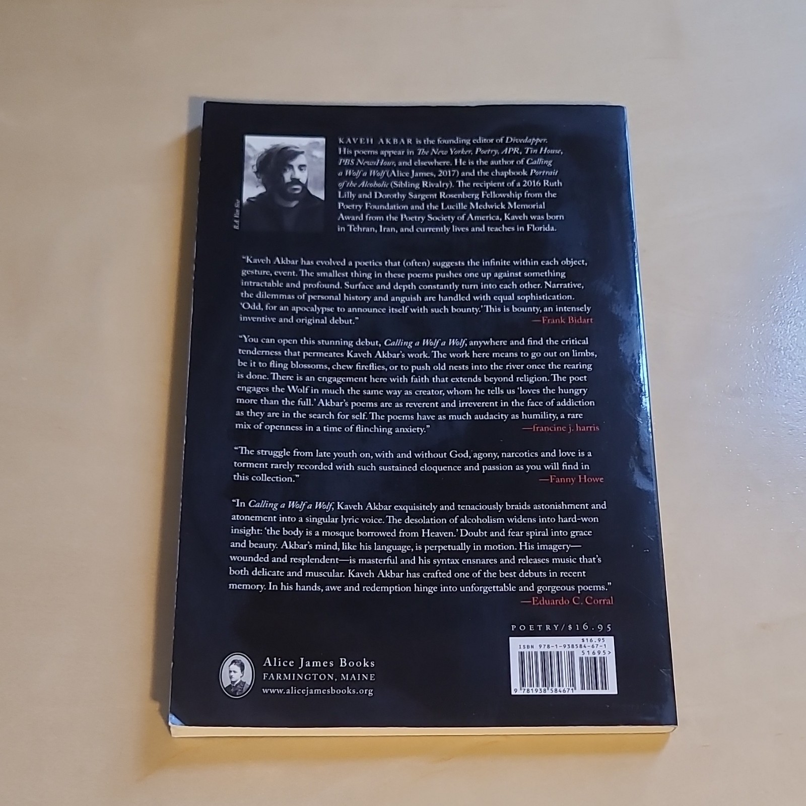 Poetry Bundle: Rumi & Kaveh Akbar: Essential Rumi, Calling a Wolf a Wolf