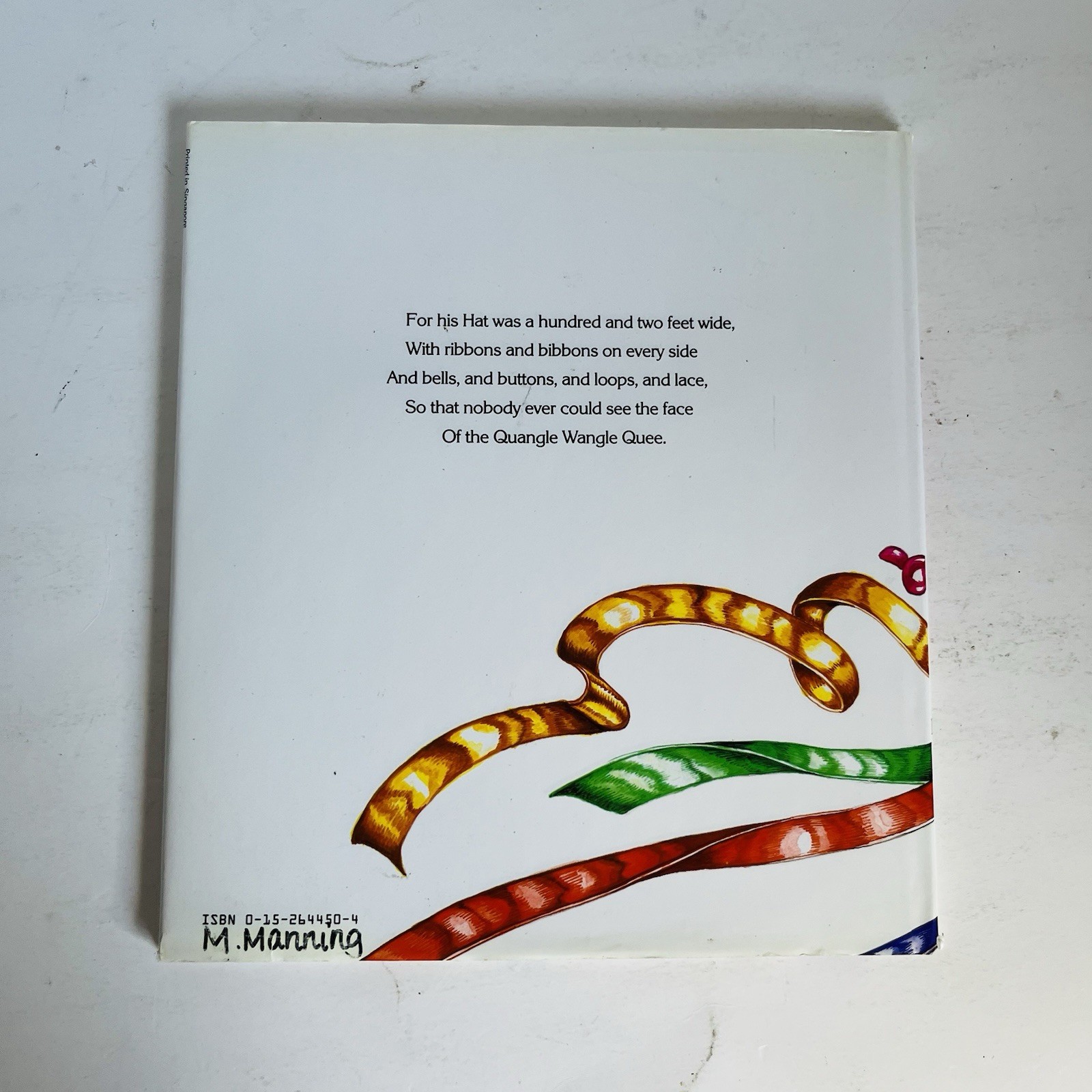 The Quangle Wangle’s Hat Edward Lear Janet Stevens 1st Edition 1988 HC Nonsense