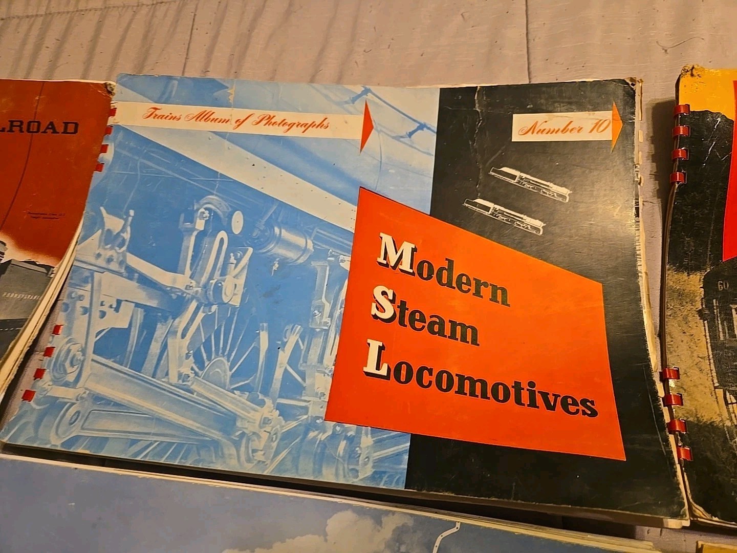 ESTATE: Vintage 1940’s Lot of 6 1st Edtion „Trains Album of Photographs“ Books