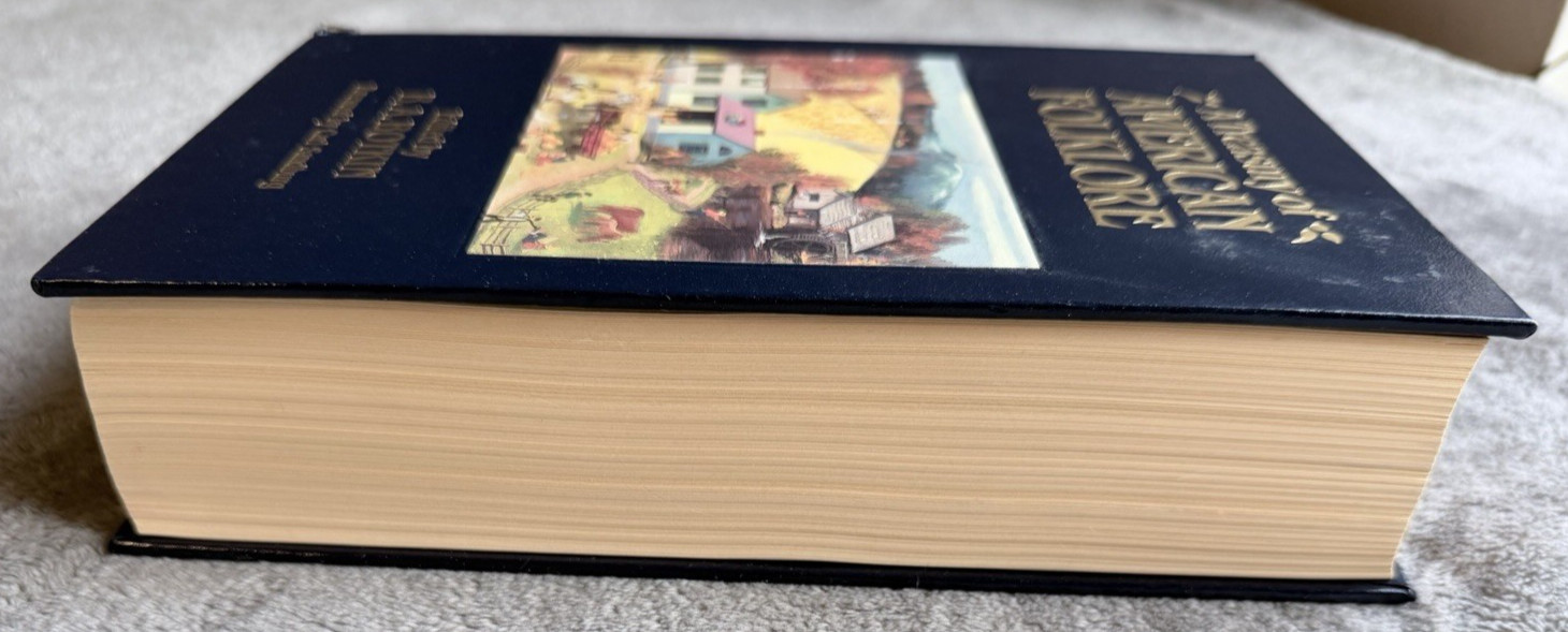 A Treasury of American Folklore B A Botkin 1989 Deluxe Vintage Reprint Hardcover