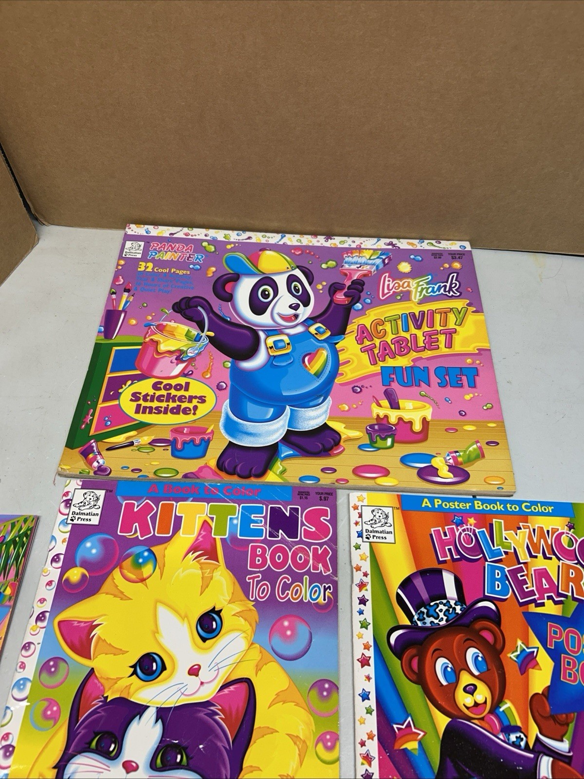 Lot Of Lisa Frank Coloring And Activity Books READ DESCRIPTION