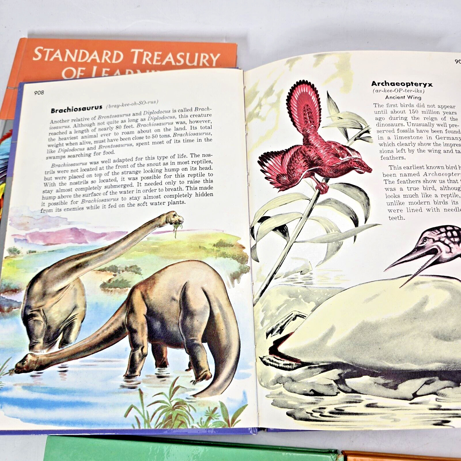 Funk And Wagnalls Standard Treasury of Learning Dictionary Travel More 5 Books