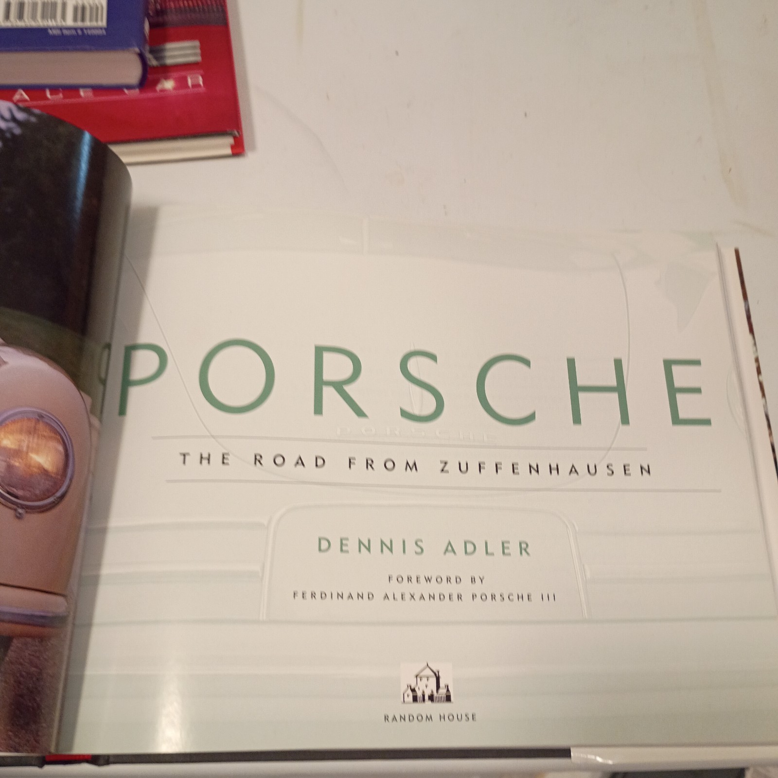 Porsche Road Zuffenhausen Adler Hardcover 356 911 History 2003 First Edition