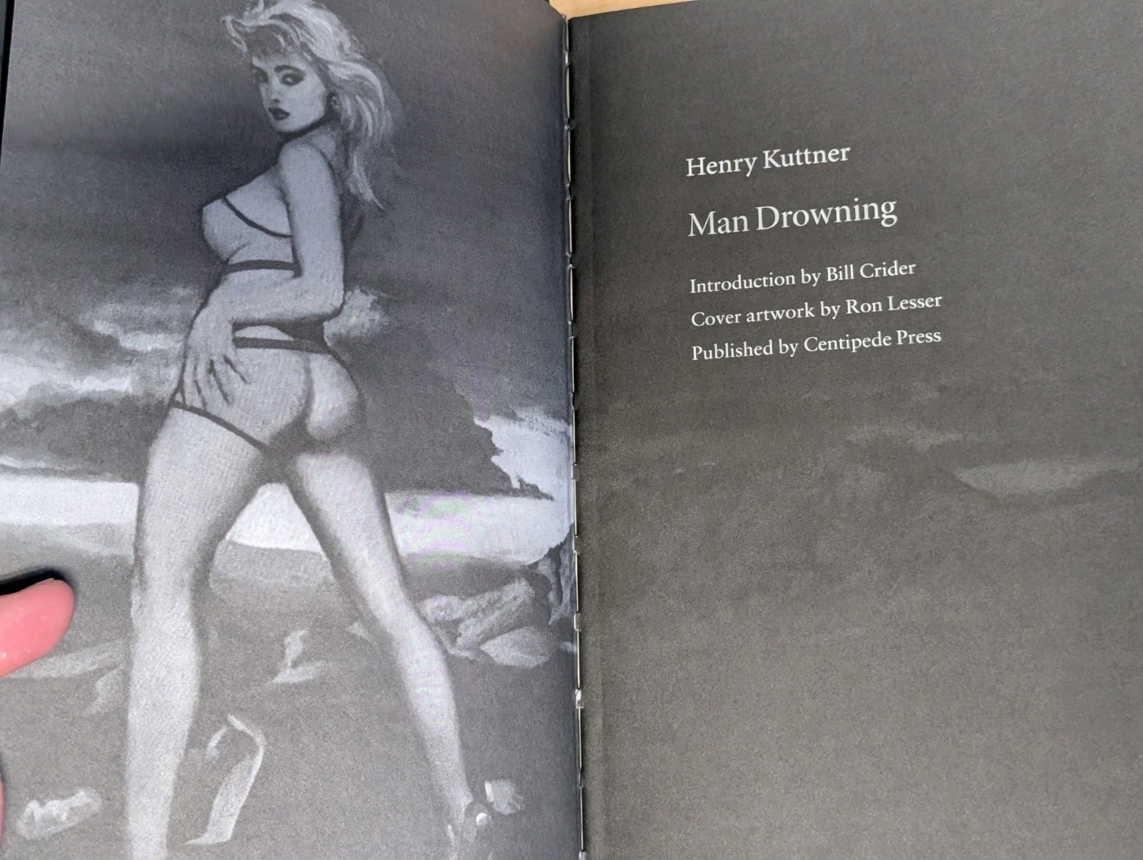 🌊Henry Kuttner MAN DROWNING Centipede Press Signed Numbered Ltd /200 NEW