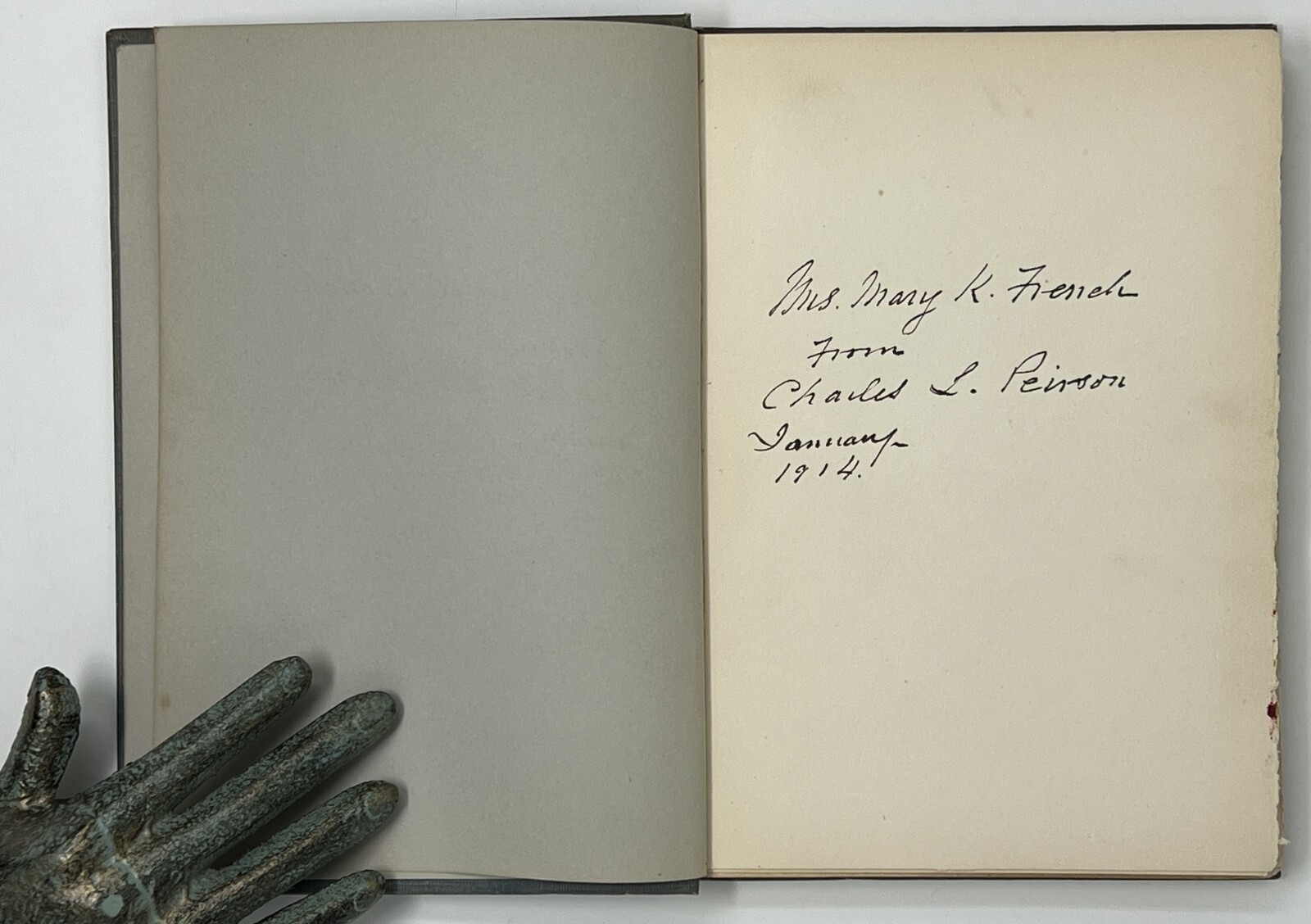 SIGNED: Ball’s Bluff A Monograph by Charles L. Peirson – 1913 HC The Salem Press